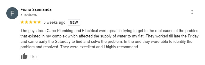 Google review screenshot 1